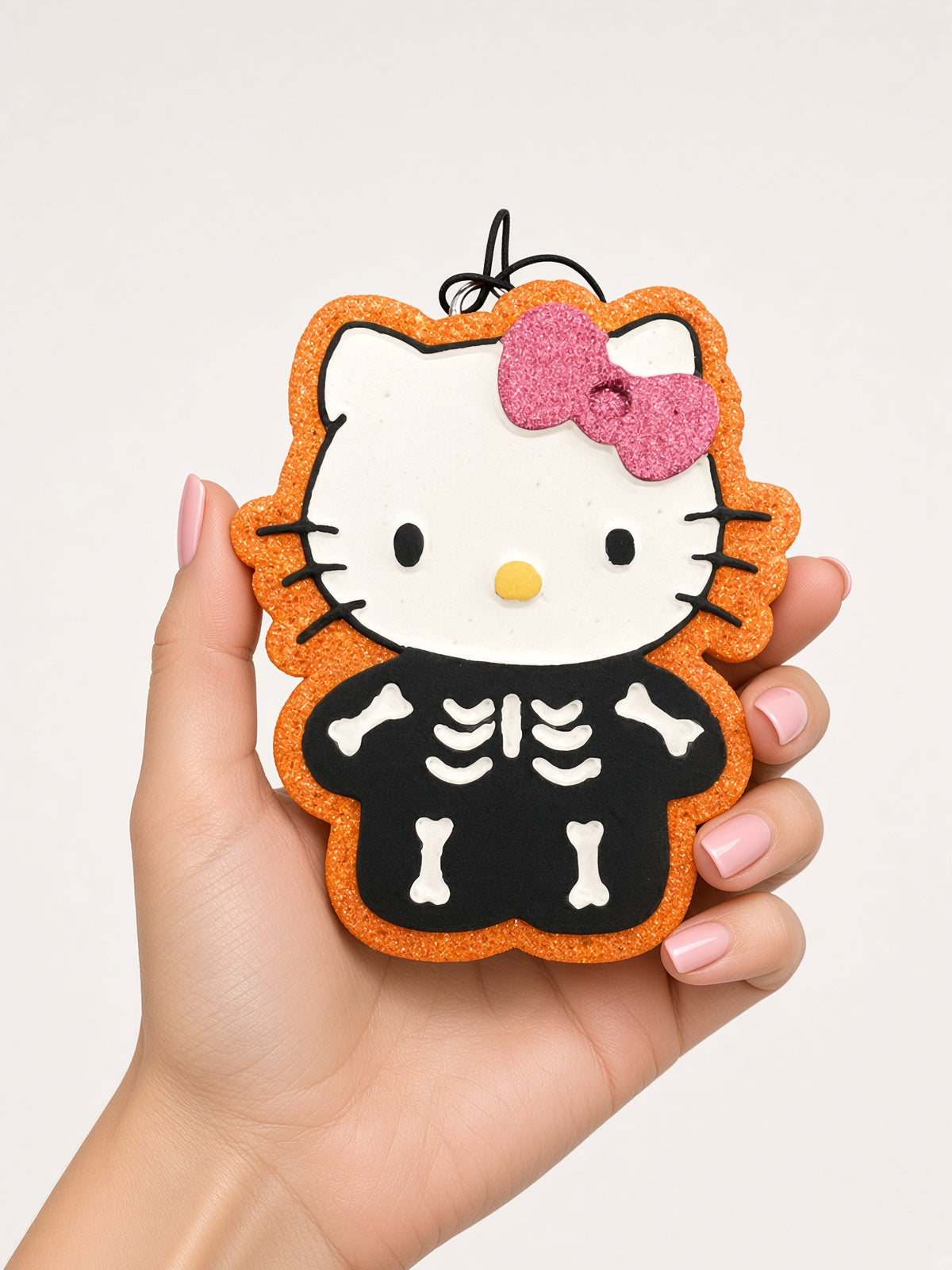 Kitty Skeleton Car Freshie