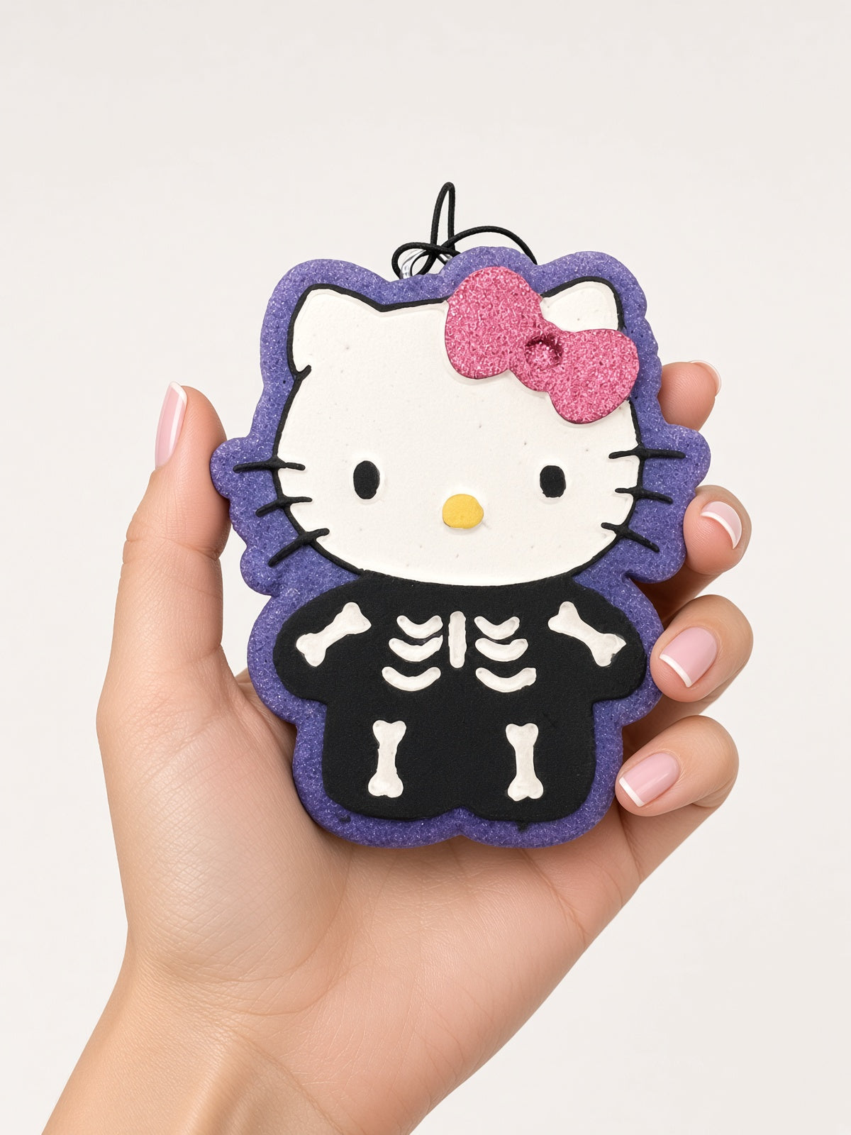Kitty Skeleton Car Freshie